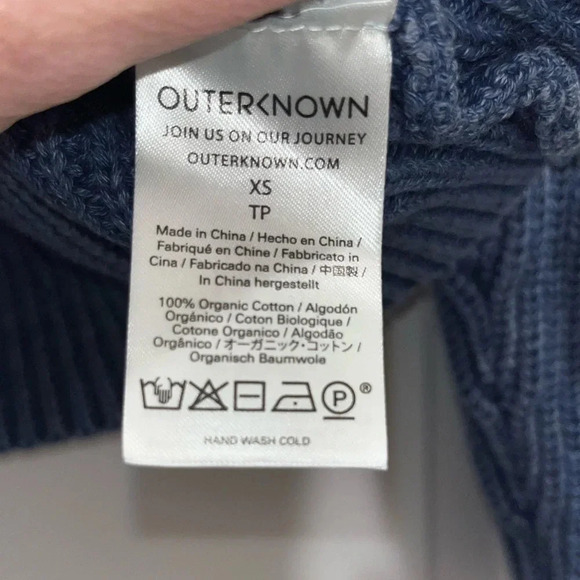 Outerknown Womens mock neck sweater - Picture 4 of 6